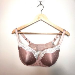Intimissimi pink bra satin and lace